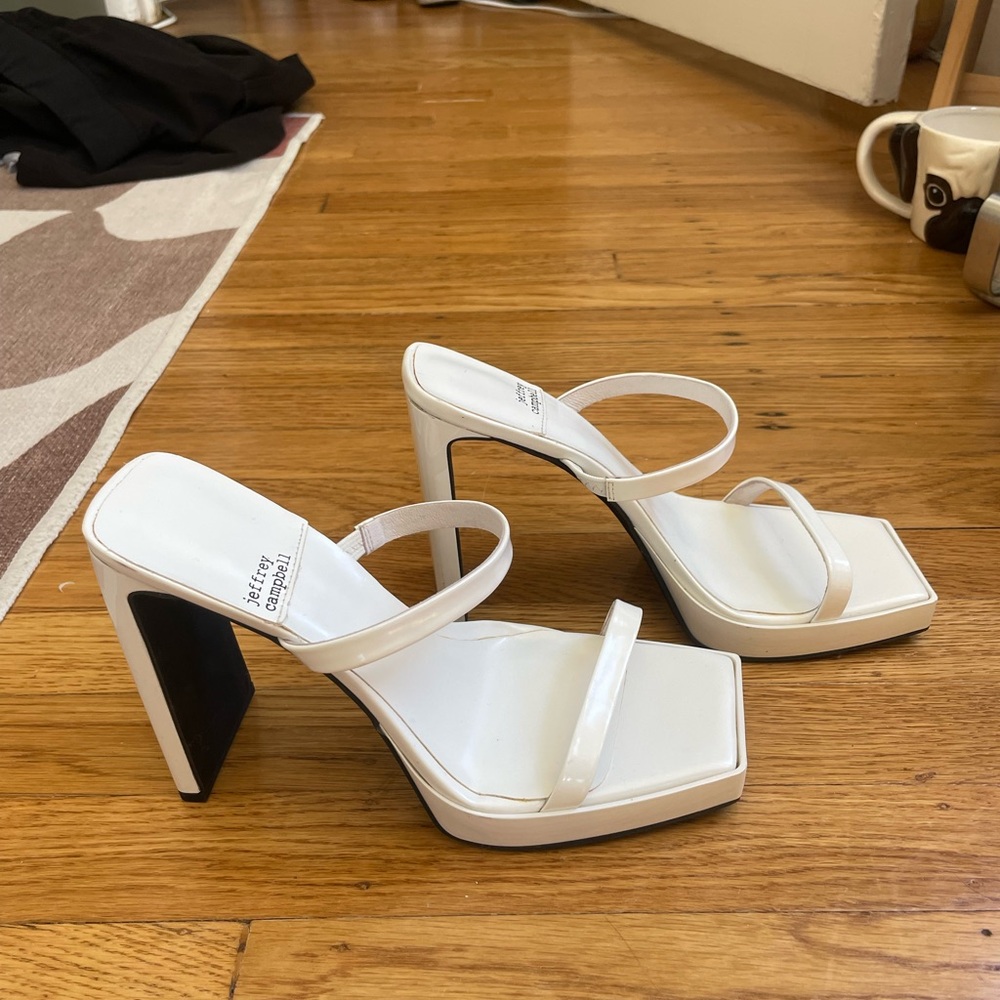 Jeffrey Campbell White Heels